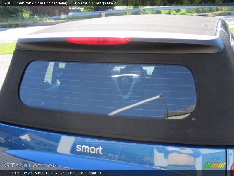 Blue Metallic / Design Black 2008 Smart fortwo passion cabriolet