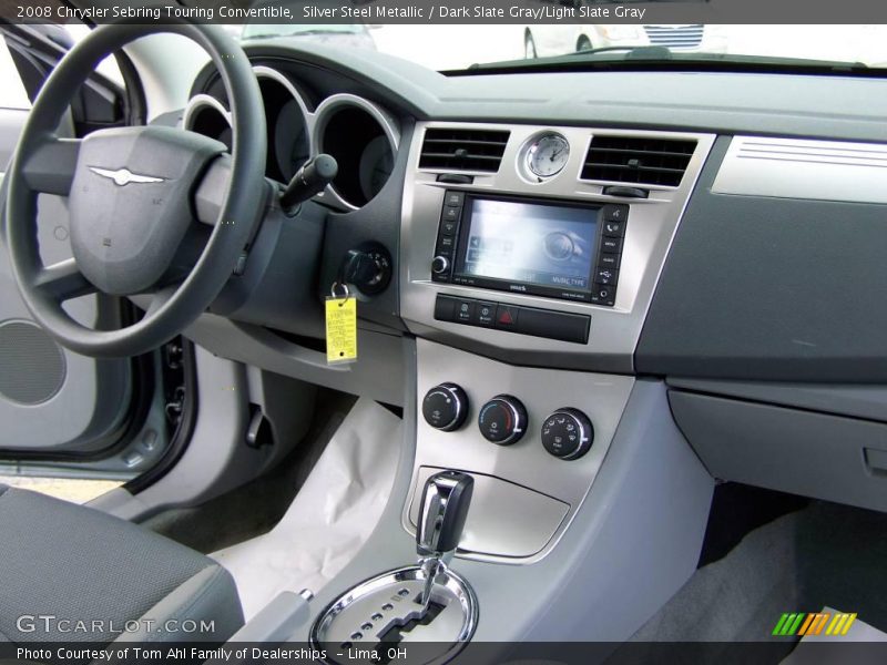 Silver Steel Metallic / Dark Slate Gray/Light Slate Gray 2008 Chrysler Sebring Touring Convertible