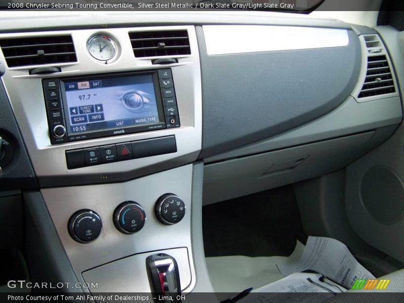 Silver Steel Metallic / Dark Slate Gray/Light Slate Gray 2008 Chrysler Sebring Touring Convertible