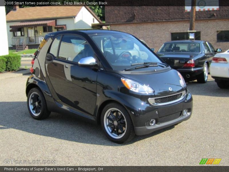 Deep Black / Design Black 2008 Smart fortwo passion coupe