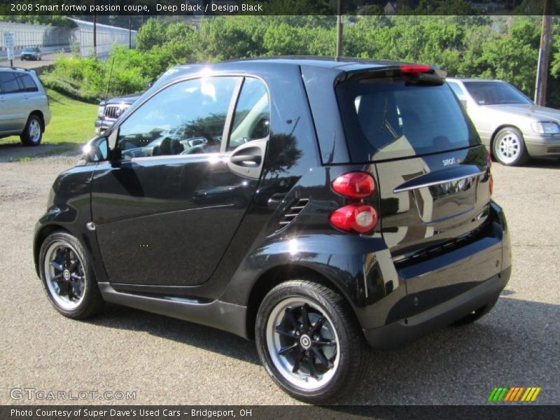Deep Black / Design Black 2008 Smart fortwo passion coupe