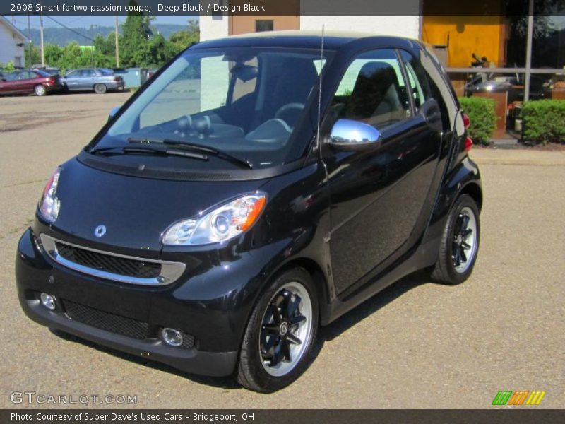 Deep Black / Design Black 2008 Smart fortwo passion coupe