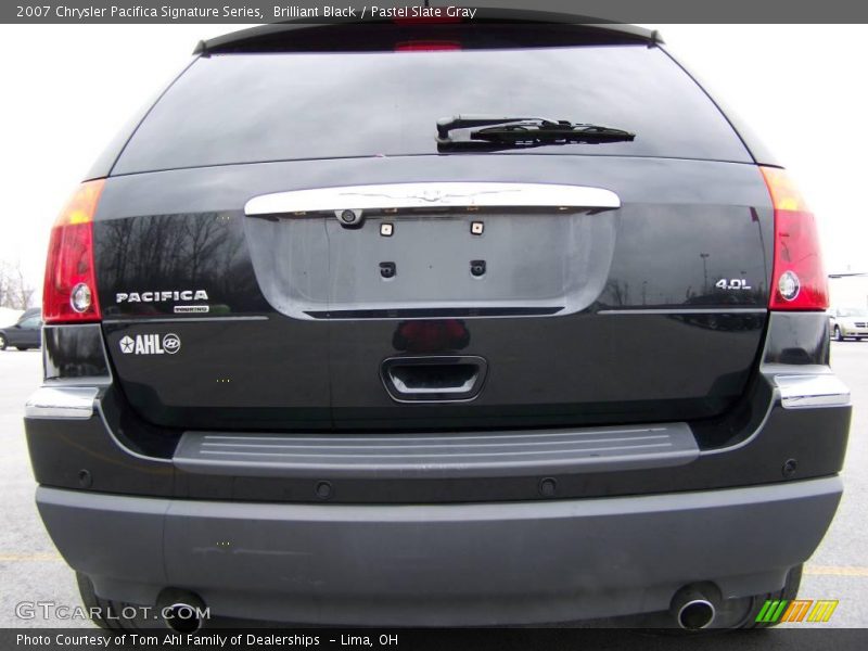 Brilliant Black / Pastel Slate Gray 2007 Chrysler Pacifica Signature Series