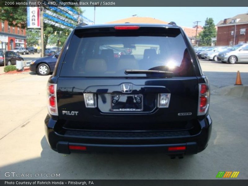Nighthawk Black Pearl / Saddle 2006 Honda Pilot EX-L 4WD
