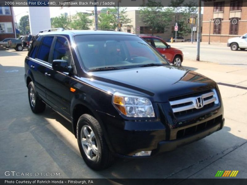 Nighthawk Black Pearl / Saddle 2006 Honda Pilot EX-L 4WD
