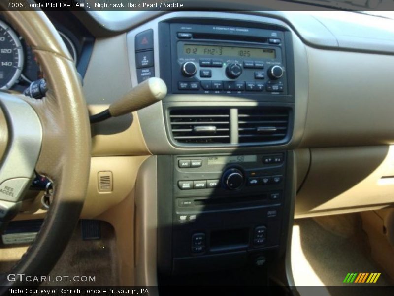 Nighthawk Black Pearl / Saddle 2006 Honda Pilot EX-L 4WD