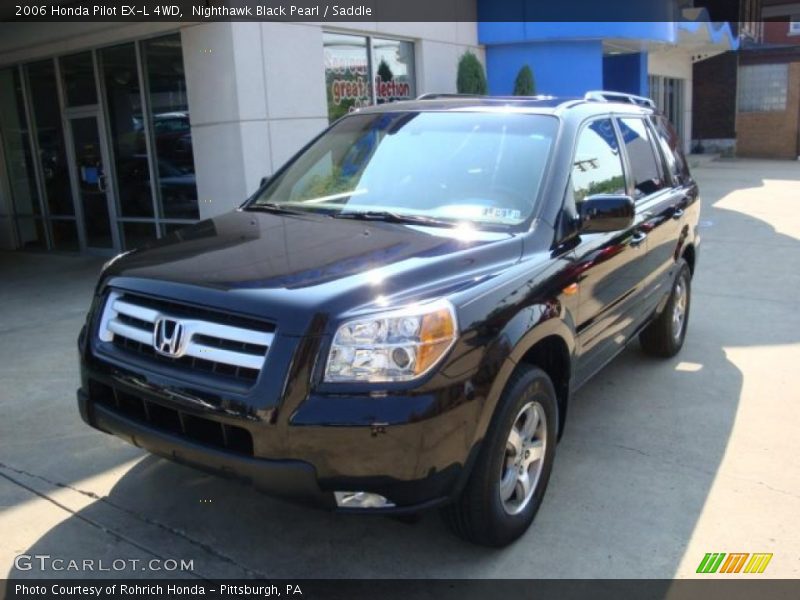 Nighthawk Black Pearl / Saddle 2006 Honda Pilot EX-L 4WD