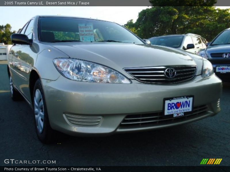 Desert Sand Mica / Taupe 2005 Toyota Camry LE