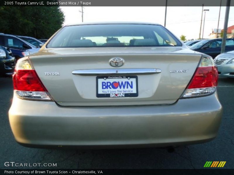 Desert Sand Mica / Taupe 2005 Toyota Camry LE