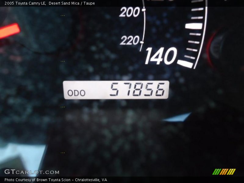 Desert Sand Mica / Taupe 2005 Toyota Camry LE