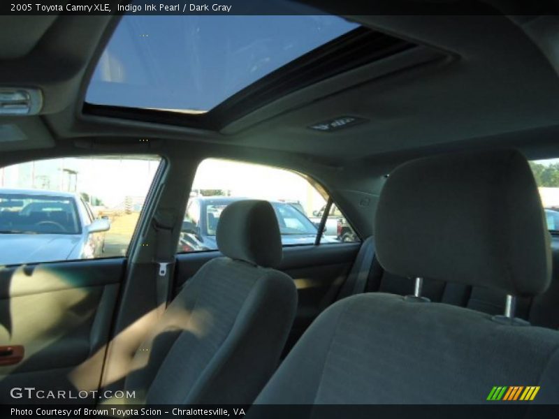 Indigo Ink Pearl / Dark Gray 2005 Toyota Camry XLE