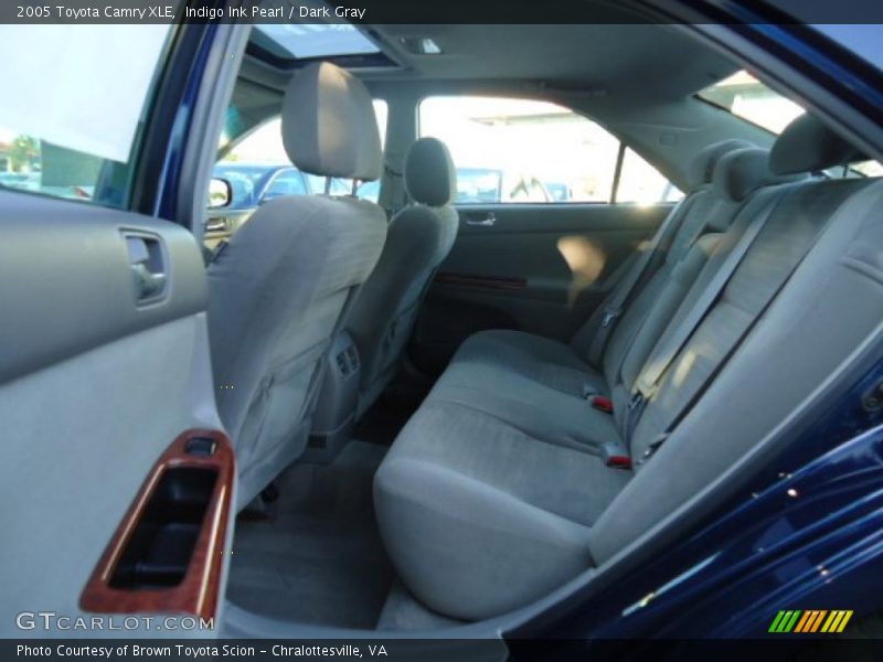 Indigo Ink Pearl / Dark Gray 2005 Toyota Camry XLE