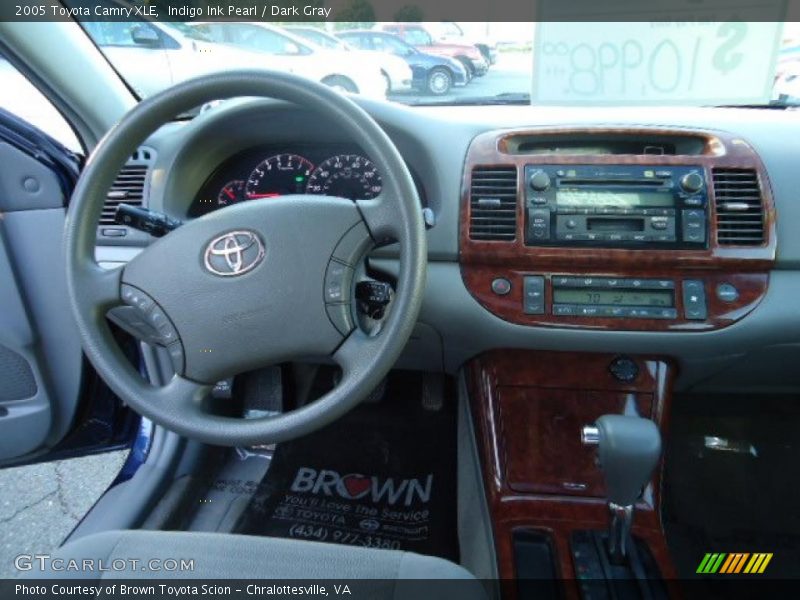 Indigo Ink Pearl / Dark Gray 2005 Toyota Camry XLE