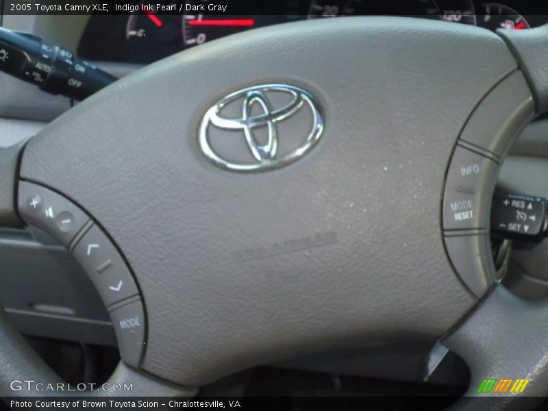 Indigo Ink Pearl / Dark Gray 2005 Toyota Camry XLE