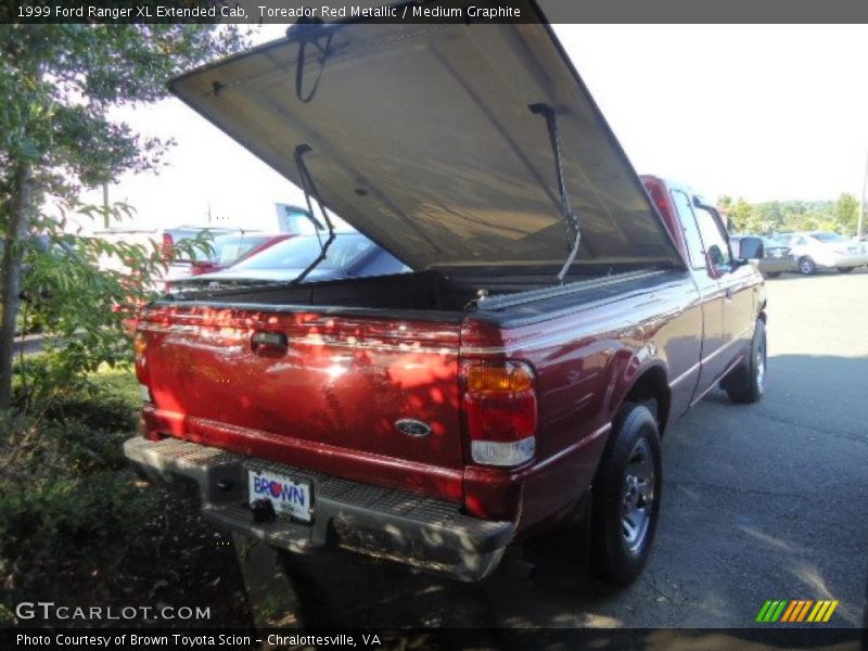 Toreador Red Metallic / Medium Graphite 1999 Ford Ranger XL Extended Cab