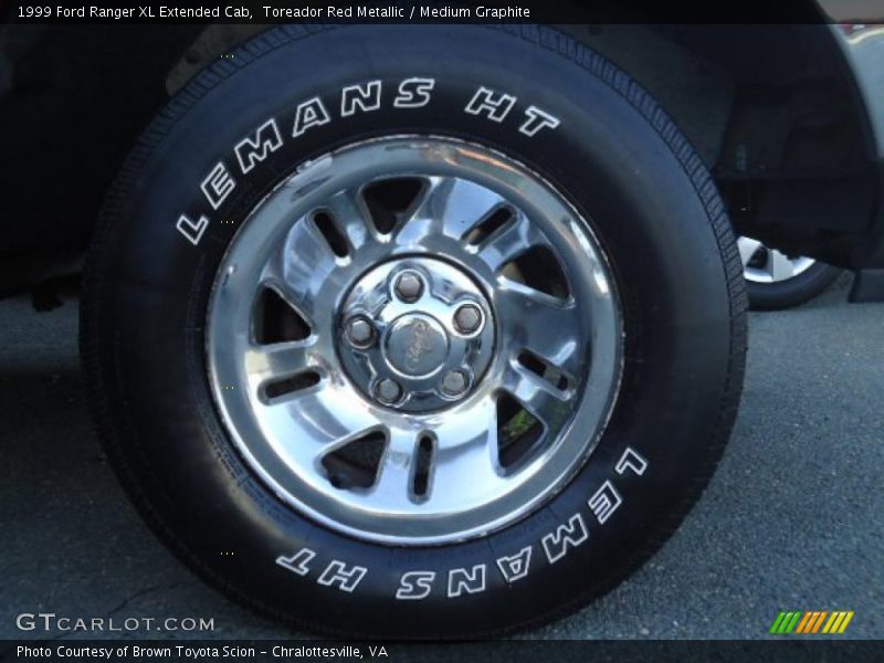 Toreador Red Metallic / Medium Graphite 1999 Ford Ranger XL Extended Cab