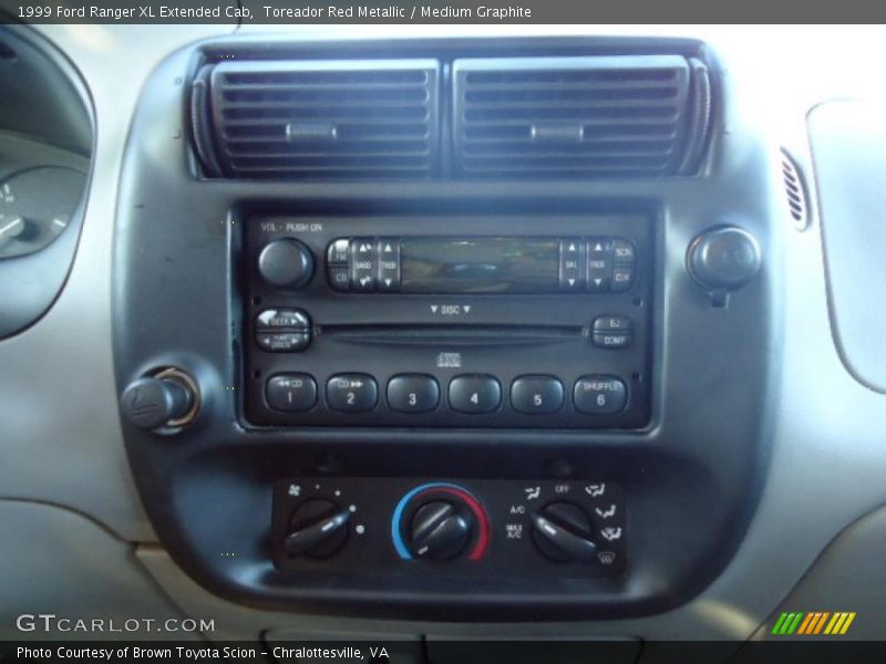 Toreador Red Metallic / Medium Graphite 1999 Ford Ranger XL Extended Cab