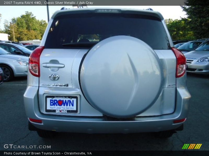 Classic Silver Metallic / Ash Gray 2007 Toyota RAV4 4WD