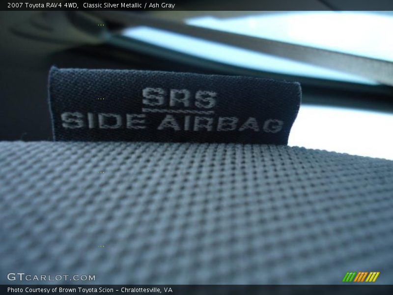 Classic Silver Metallic / Ash Gray 2007 Toyota RAV4 4WD