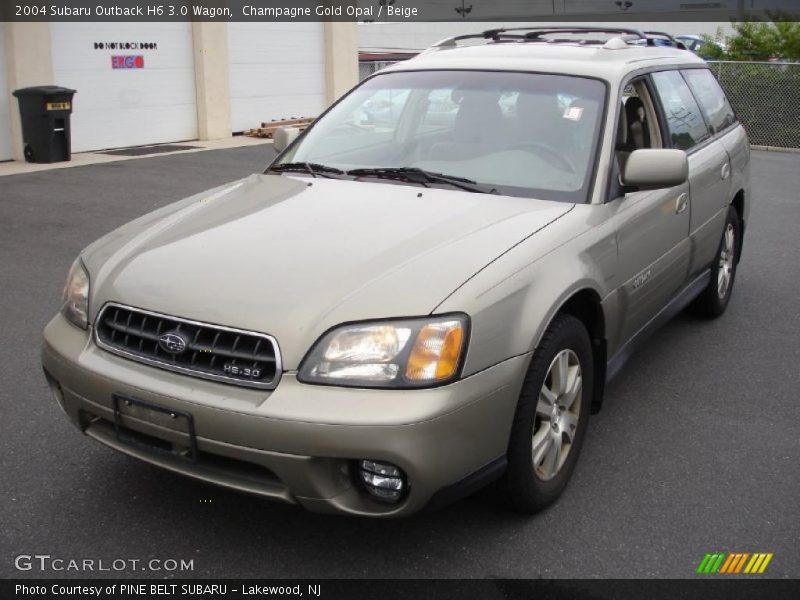 Champagne Gold Opal / Beige 2004 Subaru Outback H6 3.0 Wagon