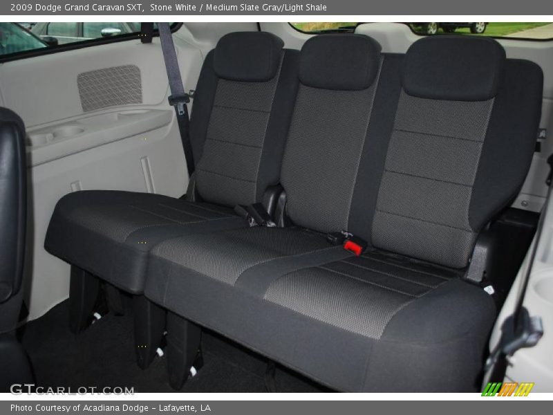 Stone White / Medium Slate Gray/Light Shale 2009 Dodge Grand Caravan SXT