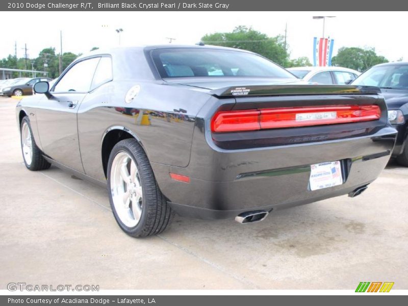 Brilliant Black Crystal Pearl / Dark Slate Gray 2010 Dodge Challenger R/T