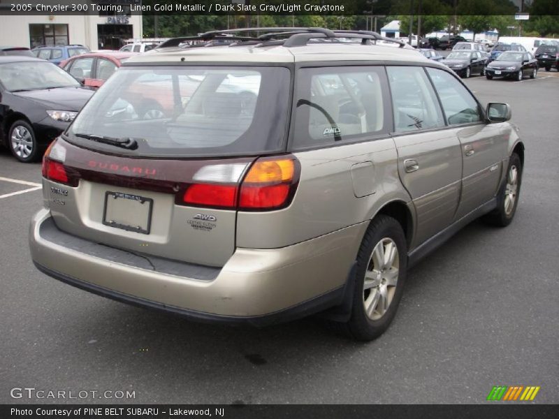Linen Gold Metallic / Dark Slate Gray/Light Graystone 2005 Chrysler 300 Touring