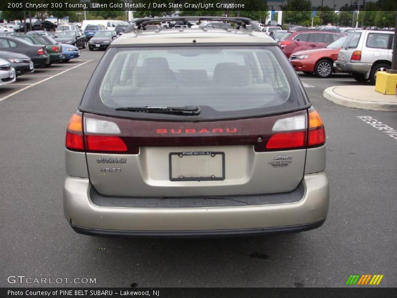 Linen Gold Metallic / Dark Slate Gray/Light Graystone 2005 Chrysler 300 Touring