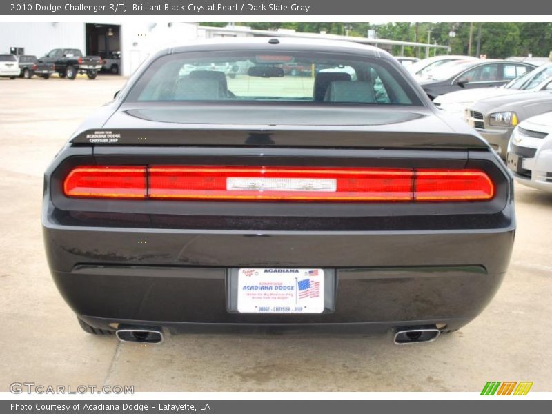 Brilliant Black Crystal Pearl / Dark Slate Gray 2010 Dodge Challenger R/T