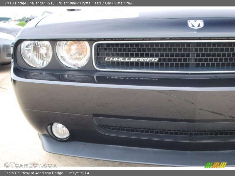Brilliant Black Crystal Pearl / Dark Slate Gray 2010 Dodge Challenger R/T