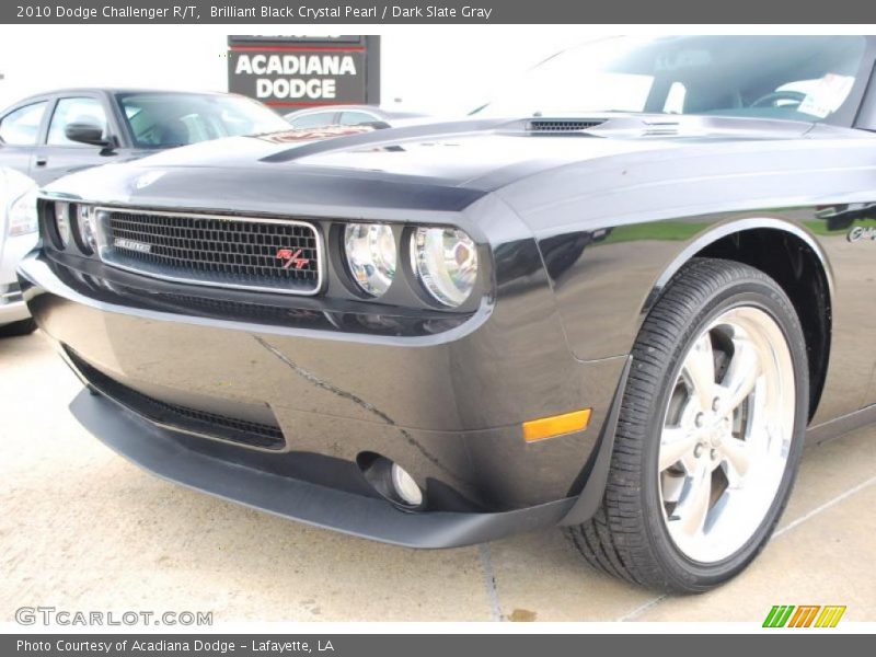 Brilliant Black Crystal Pearl / Dark Slate Gray 2010 Dodge Challenger R/T
