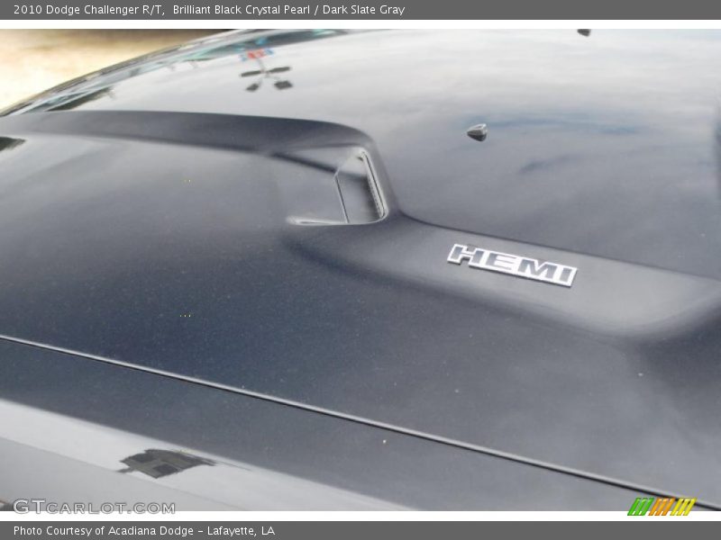 Brilliant Black Crystal Pearl / Dark Slate Gray 2010 Dodge Challenger R/T