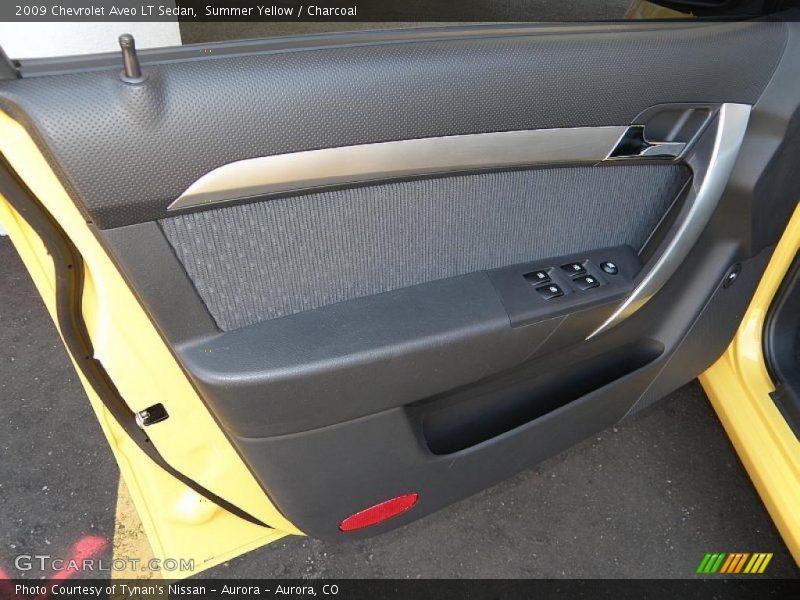 Summer Yellow / Charcoal 2009 Chevrolet Aveo LT Sedan