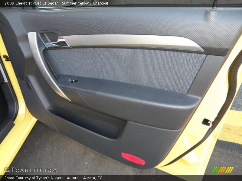 Summer Yellow / Charcoal 2009 Chevrolet Aveo LT Sedan