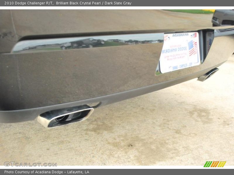 Brilliant Black Crystal Pearl / Dark Slate Gray 2010 Dodge Challenger R/T