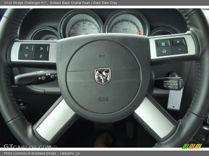Brilliant Black Crystal Pearl / Dark Slate Gray 2010 Dodge Challenger R/T