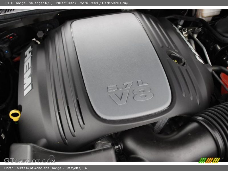 Brilliant Black Crystal Pearl / Dark Slate Gray 2010 Dodge Challenger R/T