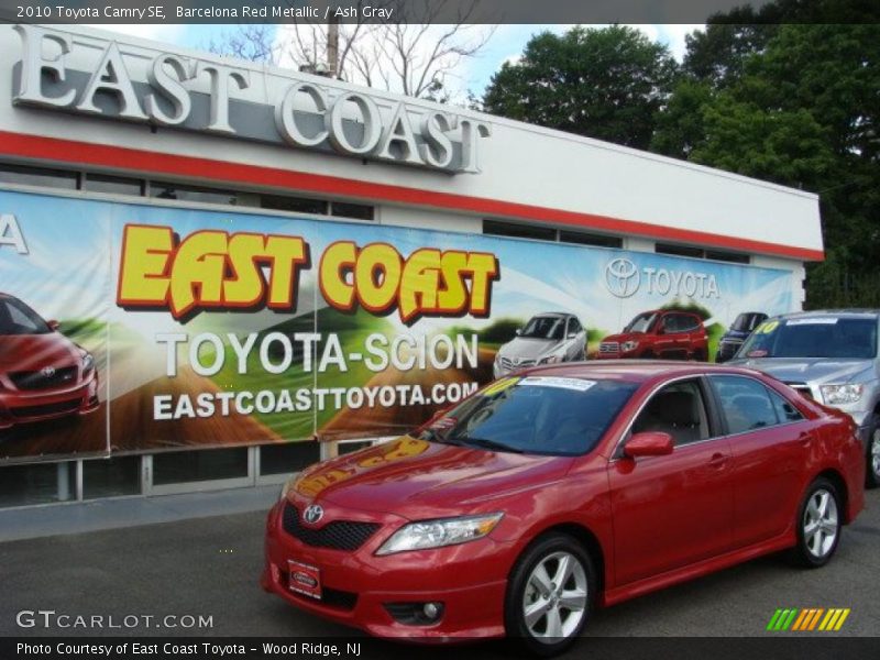 Barcelona Red Metallic / Ash Gray 2010 Toyota Camry SE