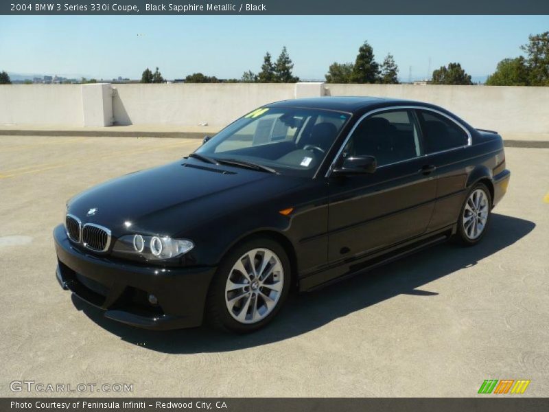 Black Sapphire Metallic / Black 2004 BMW 3 Series 330i Coupe