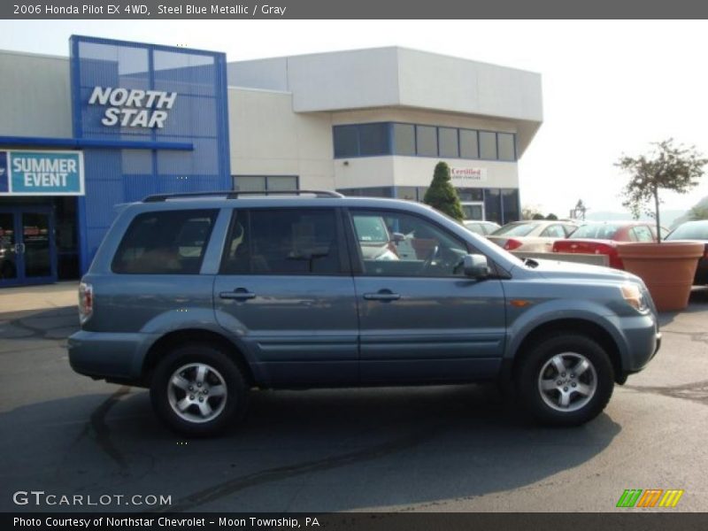Steel Blue Metallic / Gray 2006 Honda Pilot EX 4WD