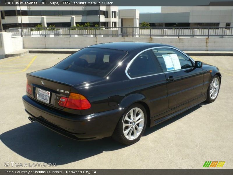 Black Sapphire Metallic / Black 2004 BMW 3 Series 330i Coupe
