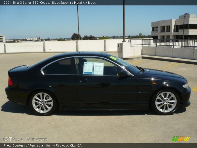 Black Sapphire Metallic / Black 2004 BMW 3 Series 330i Coupe