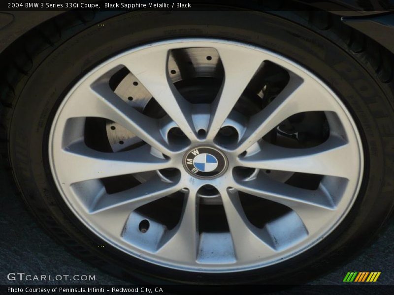 Black Sapphire Metallic / Black 2004 BMW 3 Series 330i Coupe