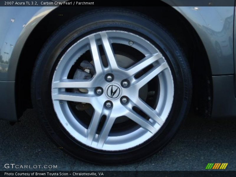 Carbon Gray Pearl / Parchment 2007 Acura TL 3.2