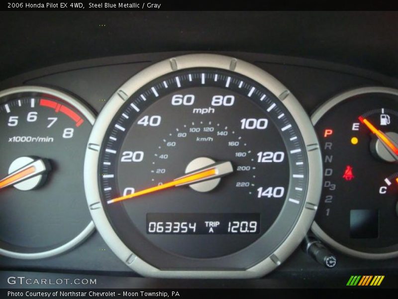 Steel Blue Metallic / Gray 2006 Honda Pilot EX 4WD