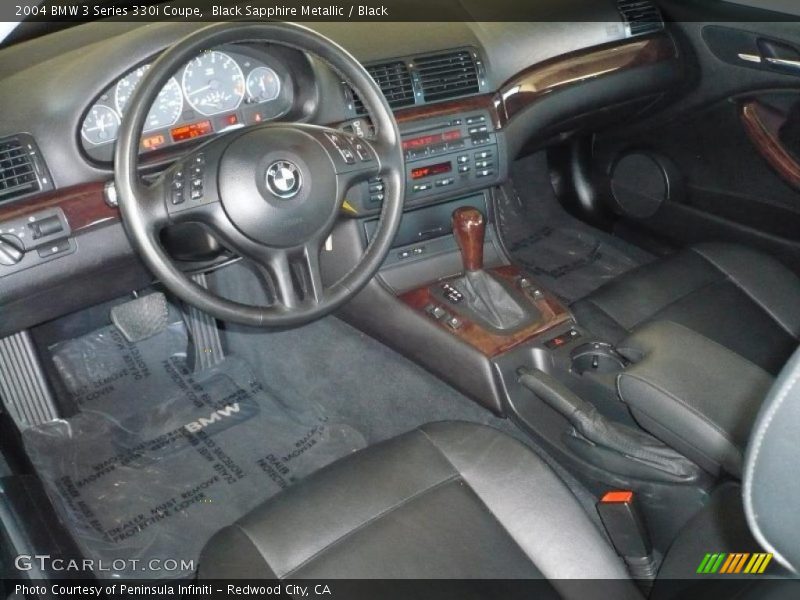 Black Sapphire Metallic / Black 2004 BMW 3 Series 330i Coupe