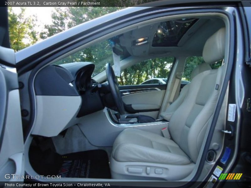 Carbon Gray Pearl / Parchment 2007 Acura TL 3.2