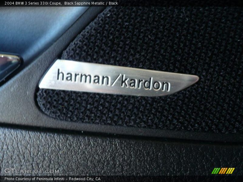 Black Sapphire Metallic / Black 2004 BMW 3 Series 330i Coupe