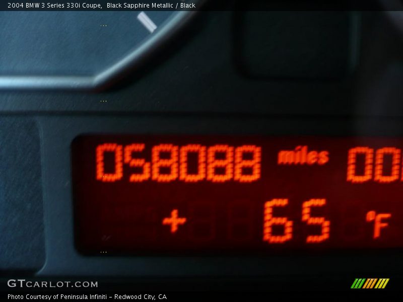 Black Sapphire Metallic / Black 2004 BMW 3 Series 330i Coupe