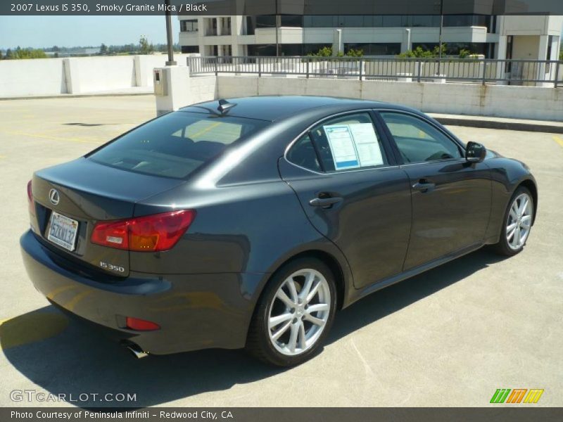 Smoky Granite Mica / Black 2007 Lexus IS 350